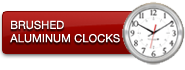 Brushed Aluminum Clocks