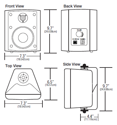 PA Wireless Speaker (Standard) Specifications