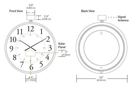 Solar Clock specs